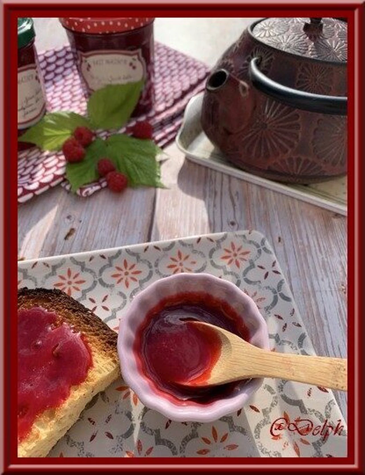 Confiture de framboises au Thermomix