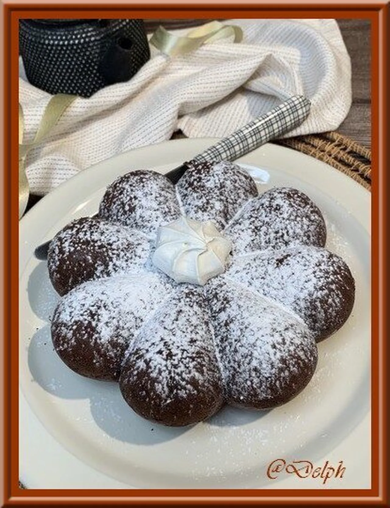 Gâteau au chocolat comme une Torta Caprese