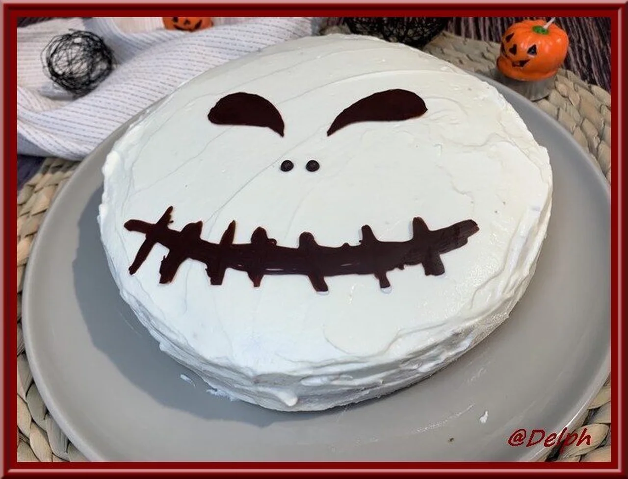 Génoise déguisée pour Halloween