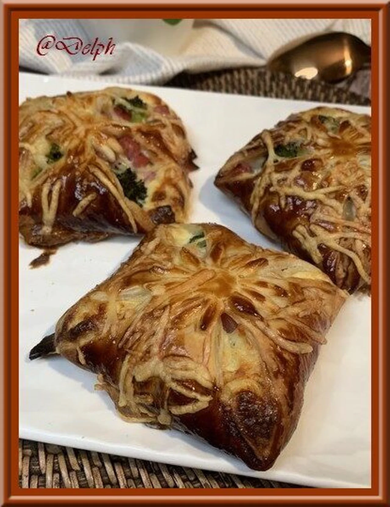 Paniers de brocoli au jambon et au Comté