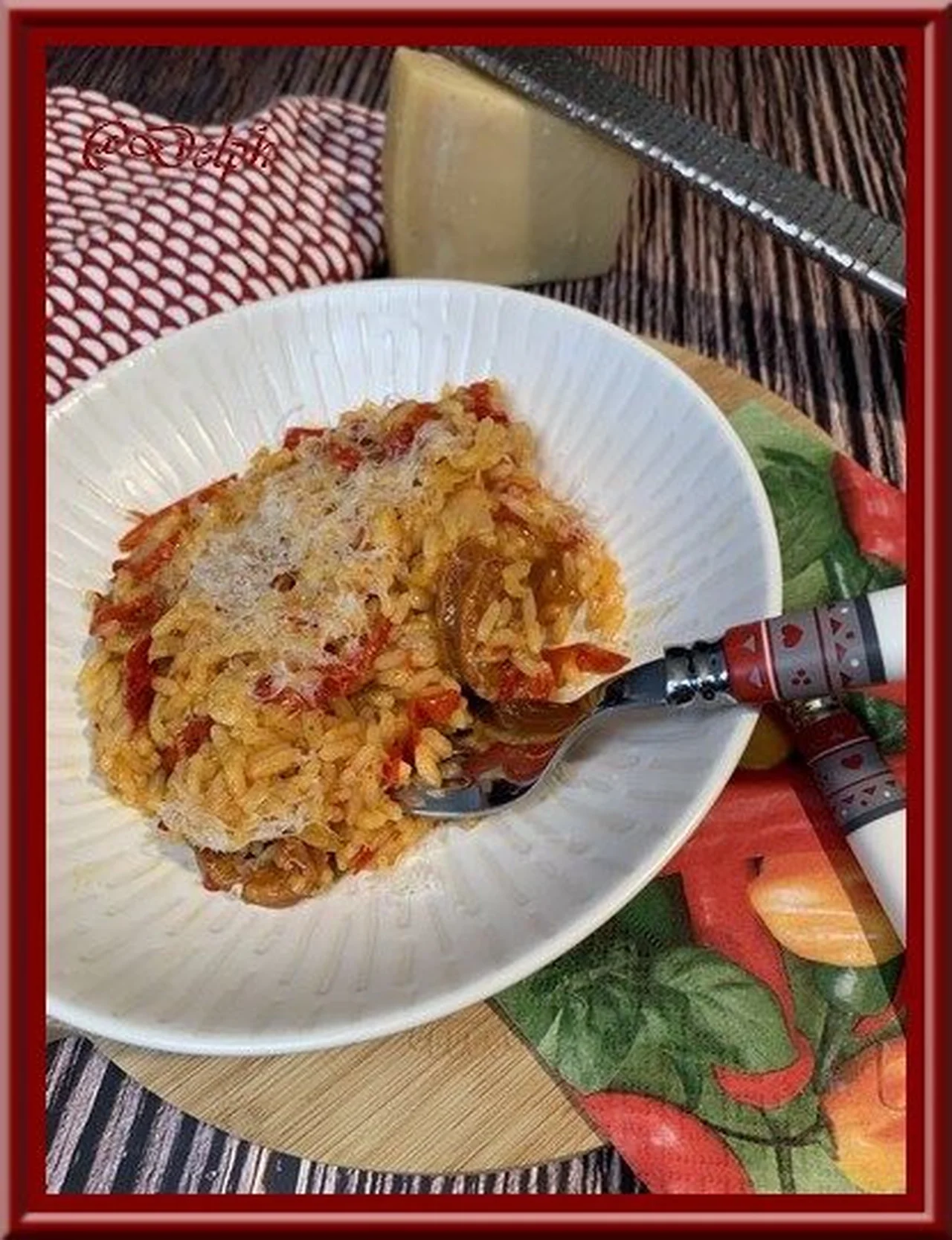 Riz aux poivrons et chorizo