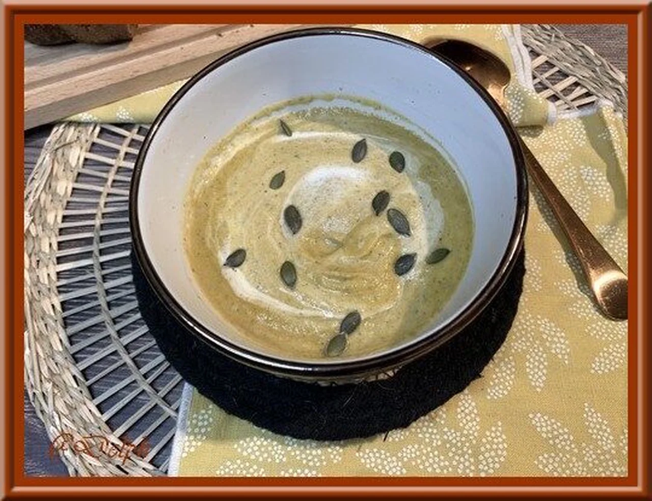 Soupe de brocolis et patate douce