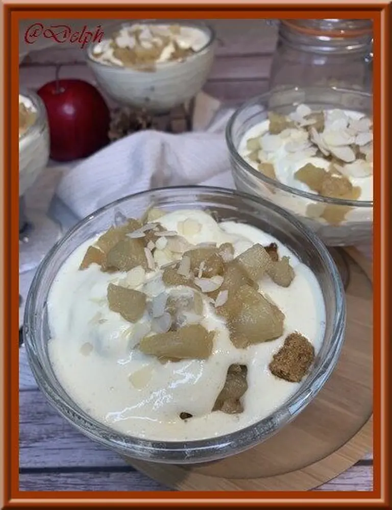 Tiramisu aux pommes et au pain d'épices