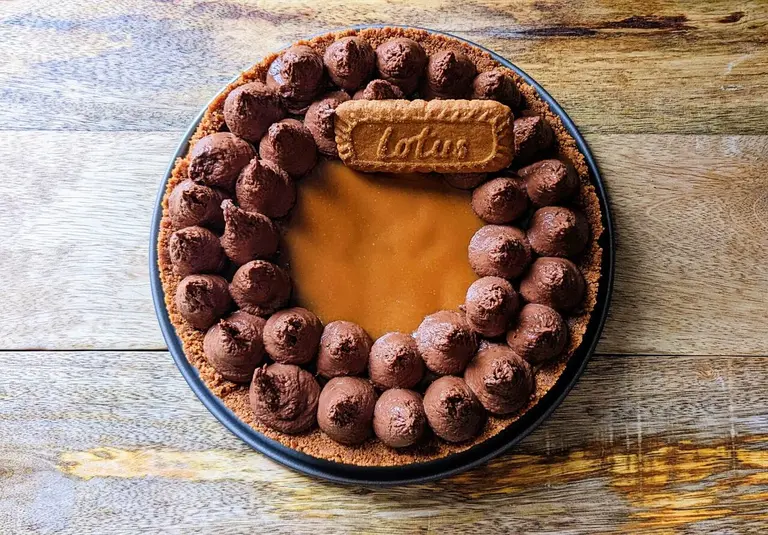 Tarte chocolat spéculoos sans cuisson