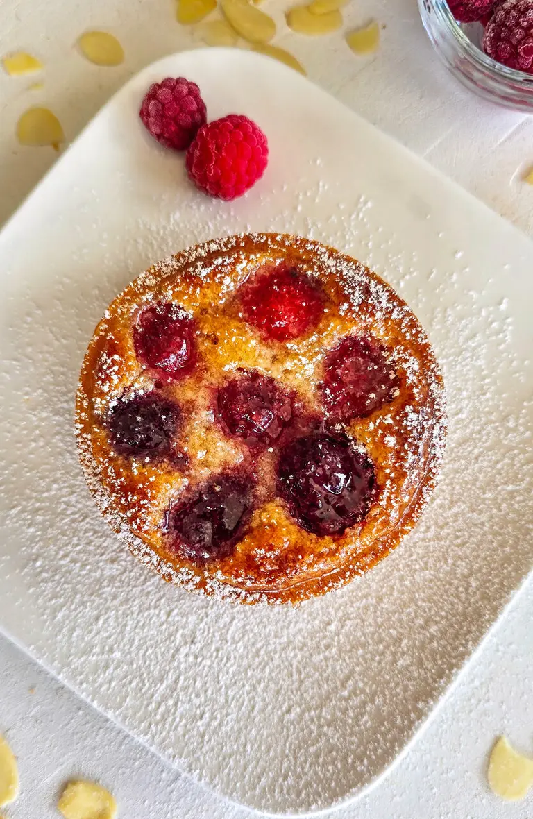 Tartelette amandine aux framboises