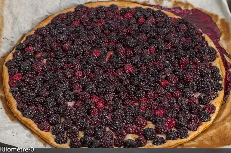 Tarte fine aux mûres