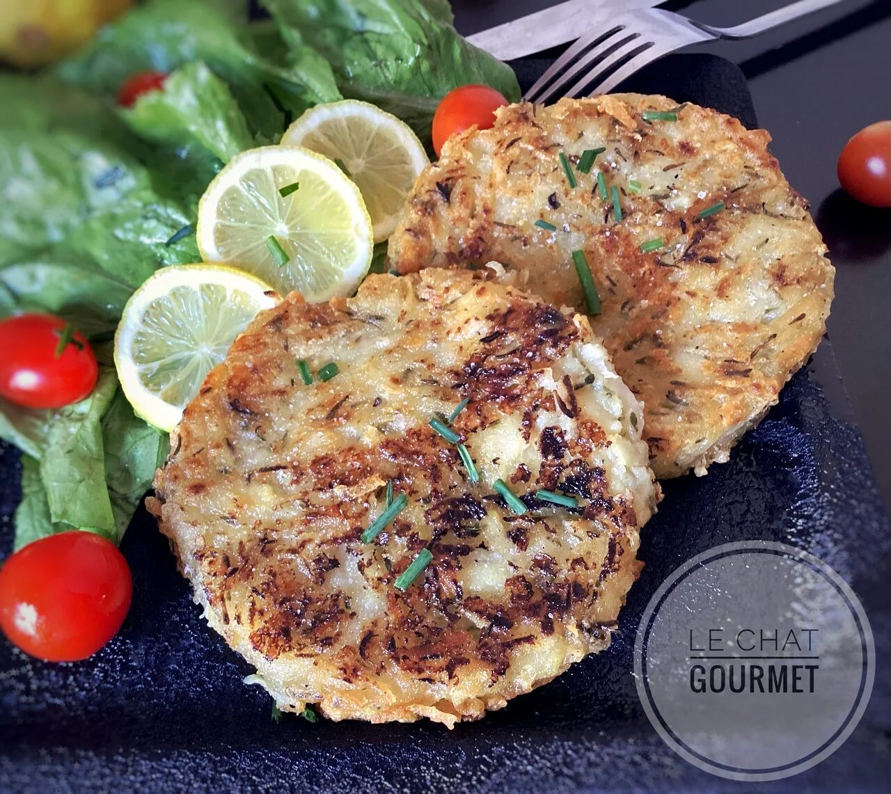 Galettes de pommes de terre au poisson