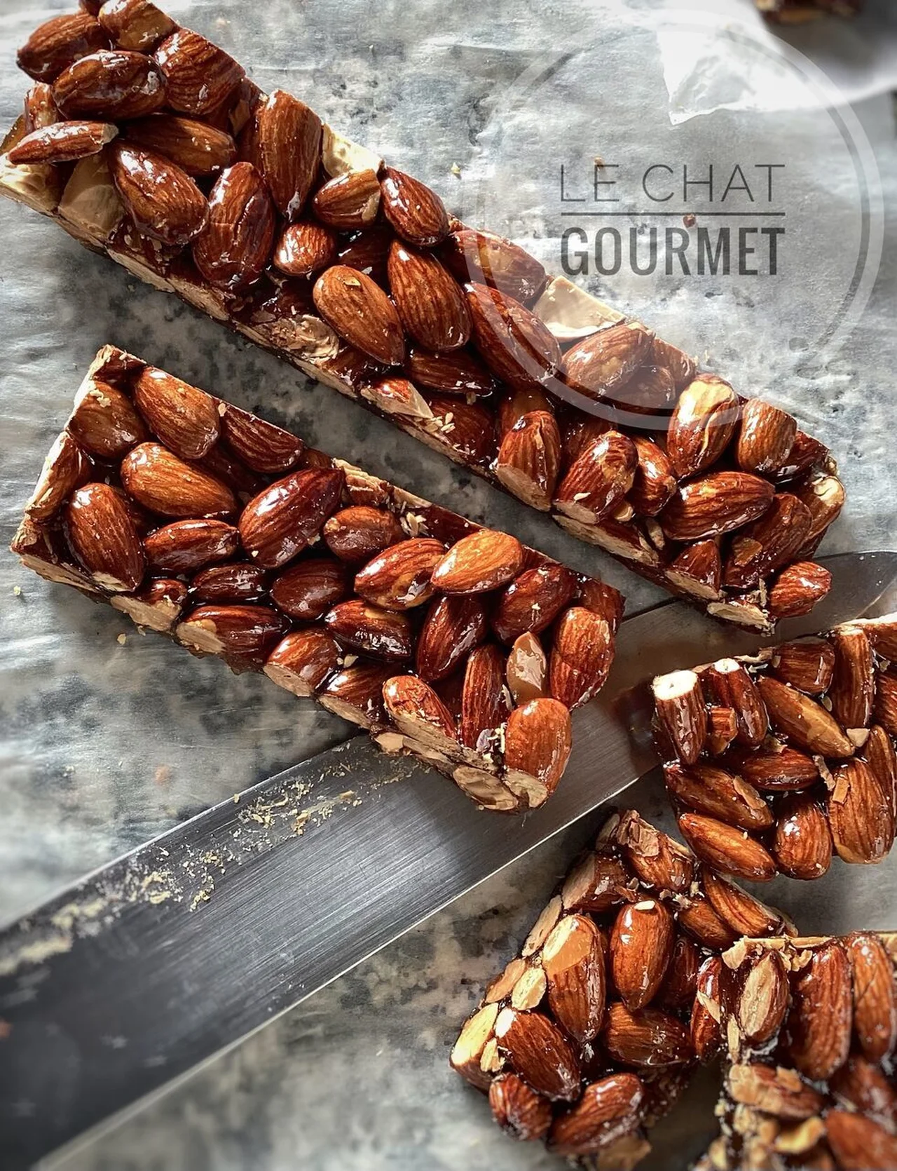 Nougat croquant aux amandes