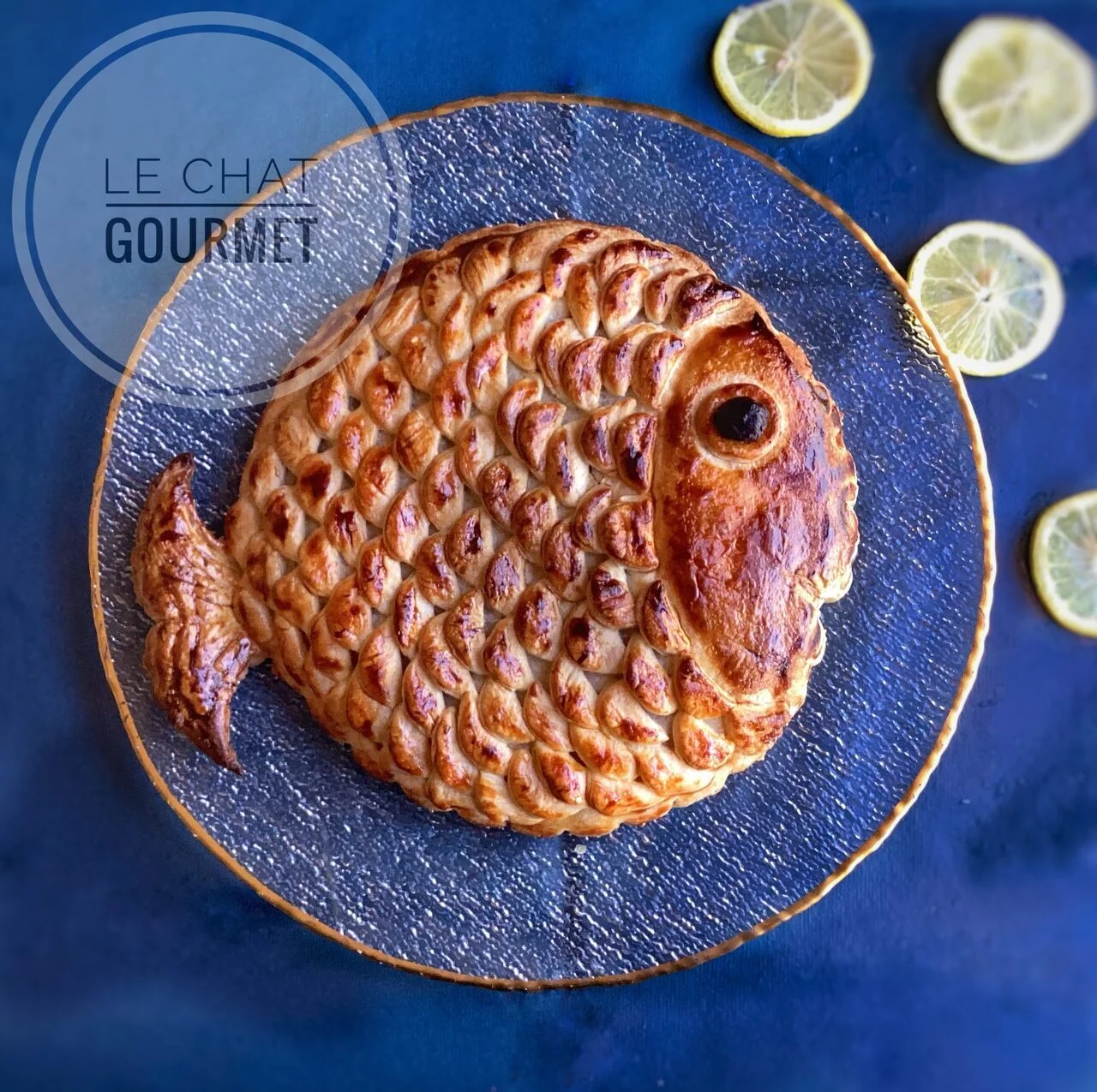 Poisson d'avril feuilleté au saumon