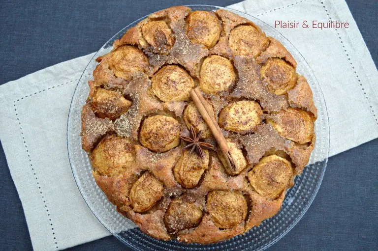 Gâteau aux pommes et épices