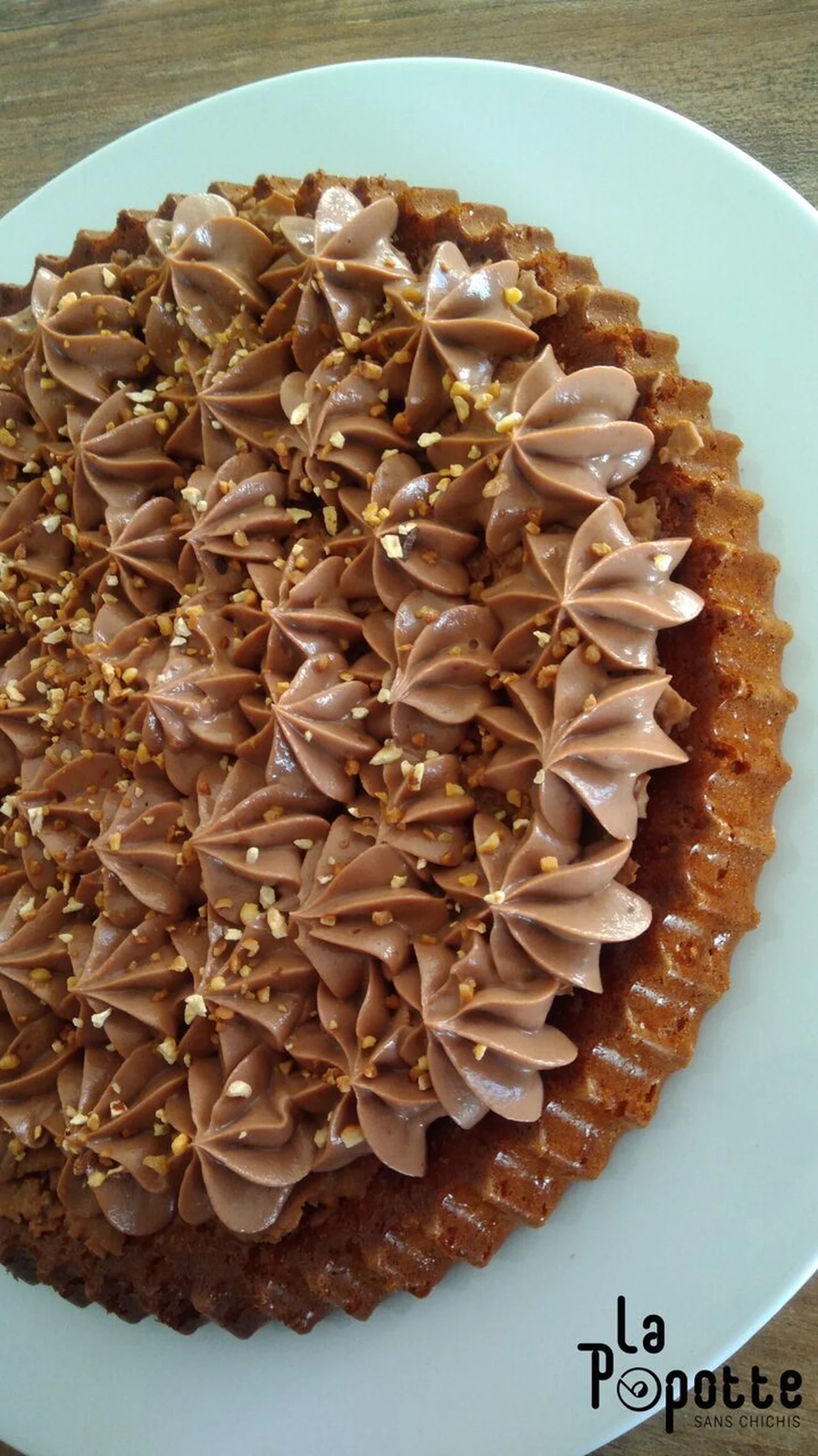 Tarte renversée au Nutella