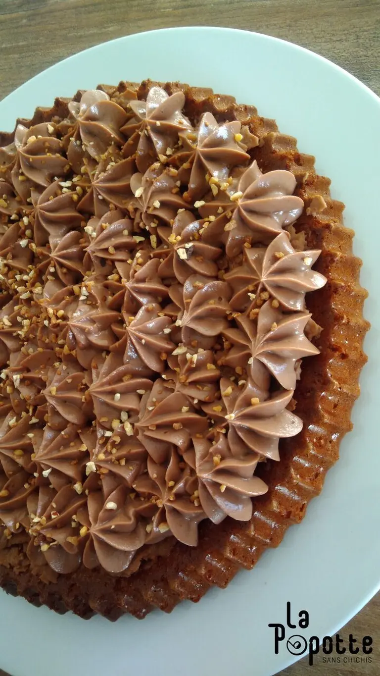 Tarte renversée au Nutella