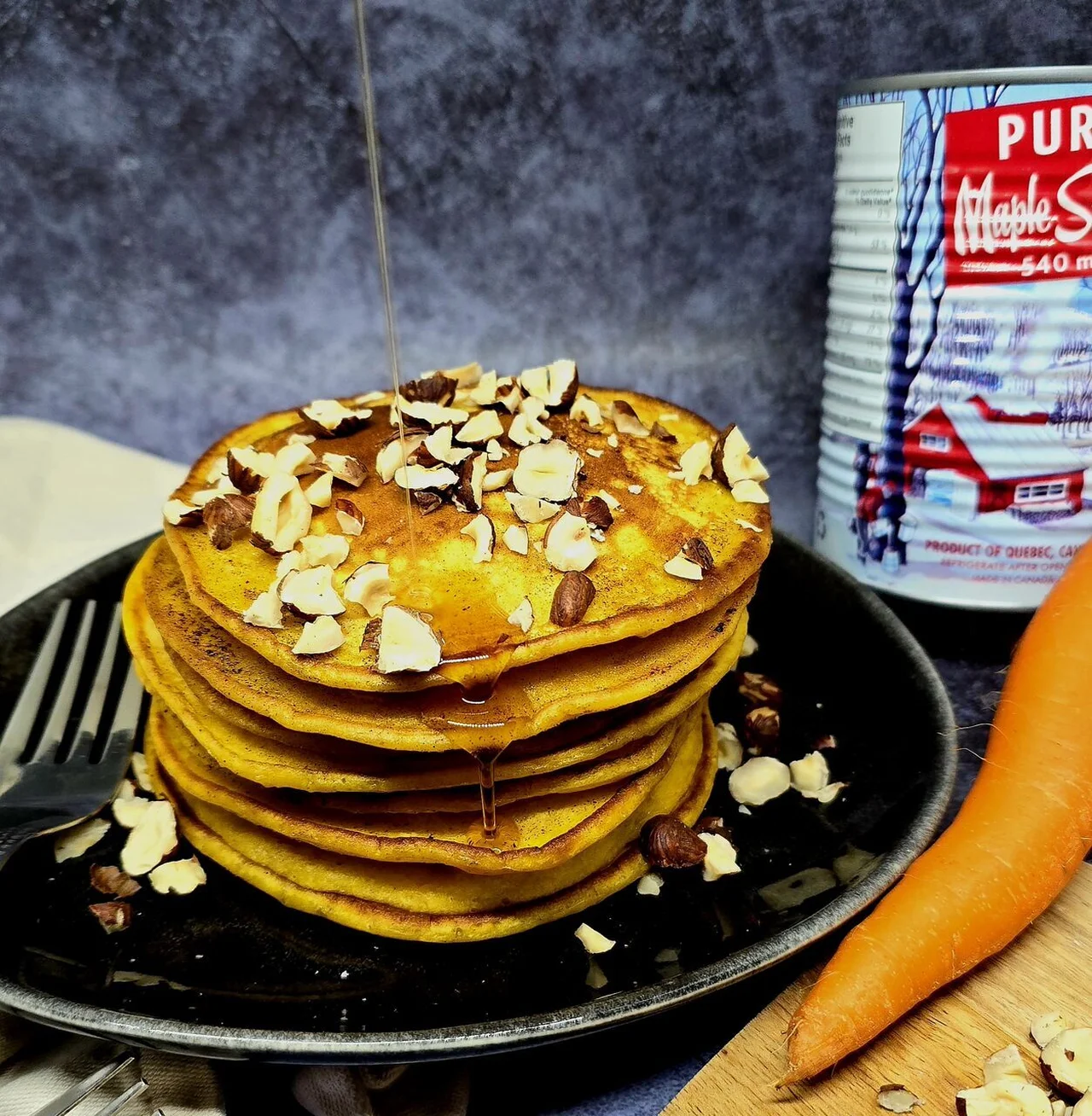 Pancakes à la carotte