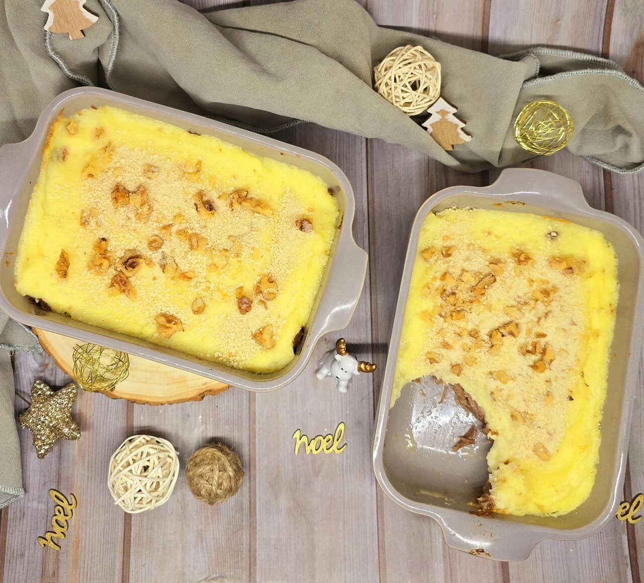 Parmentier de canard et panais