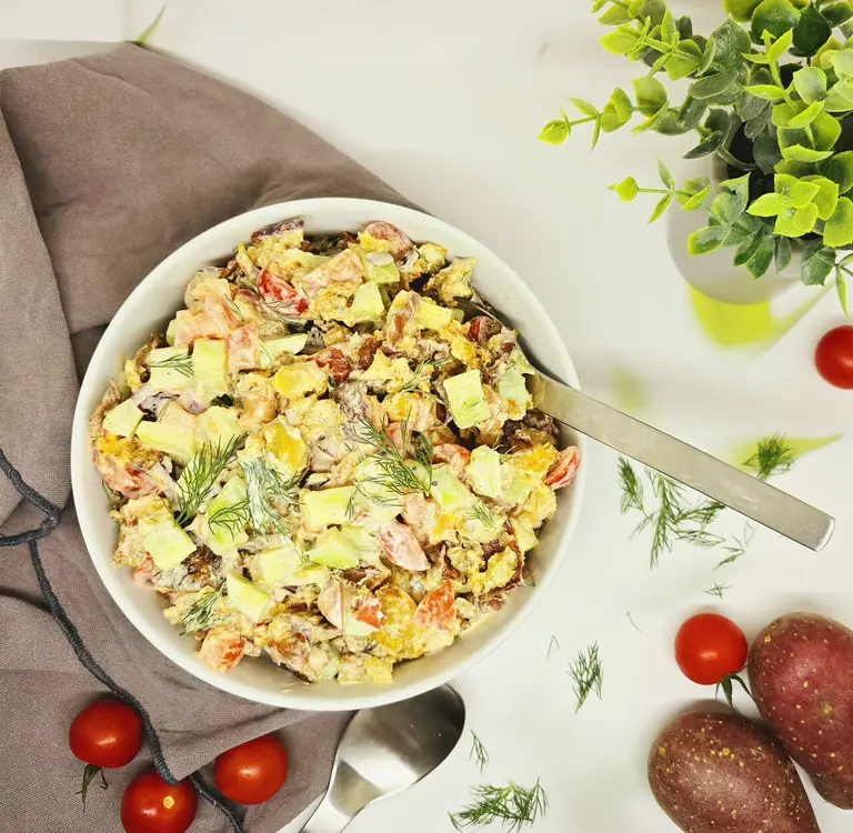 Salade de smashed potatoes