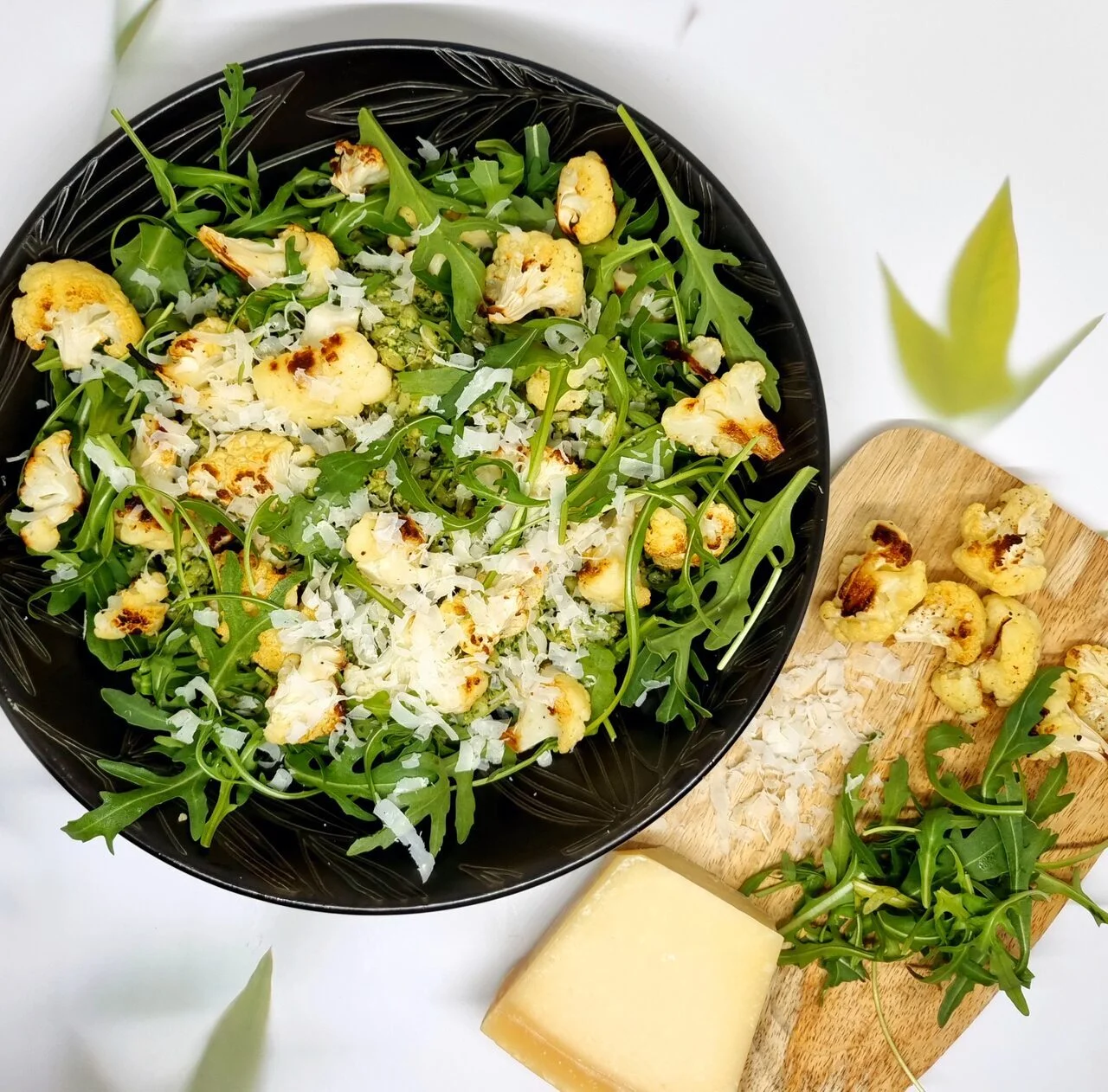 Salade tiède d'Ebly au pesto de roquette