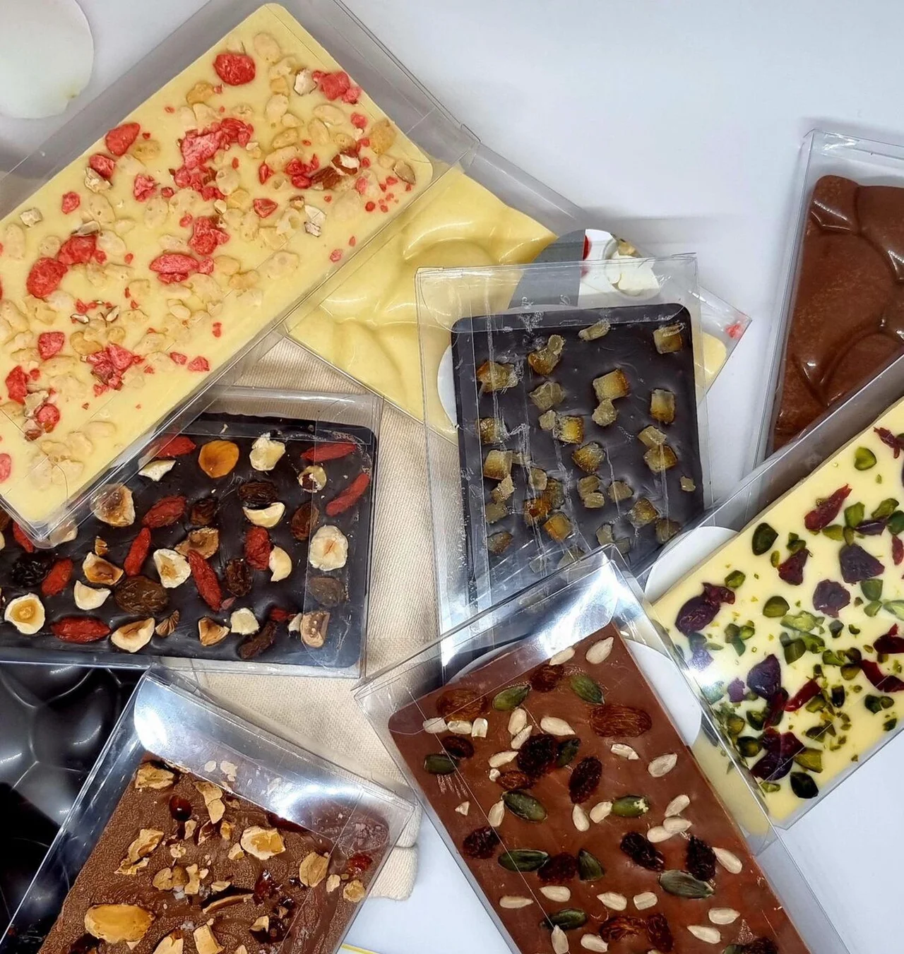 Tablettes de chocolat maison